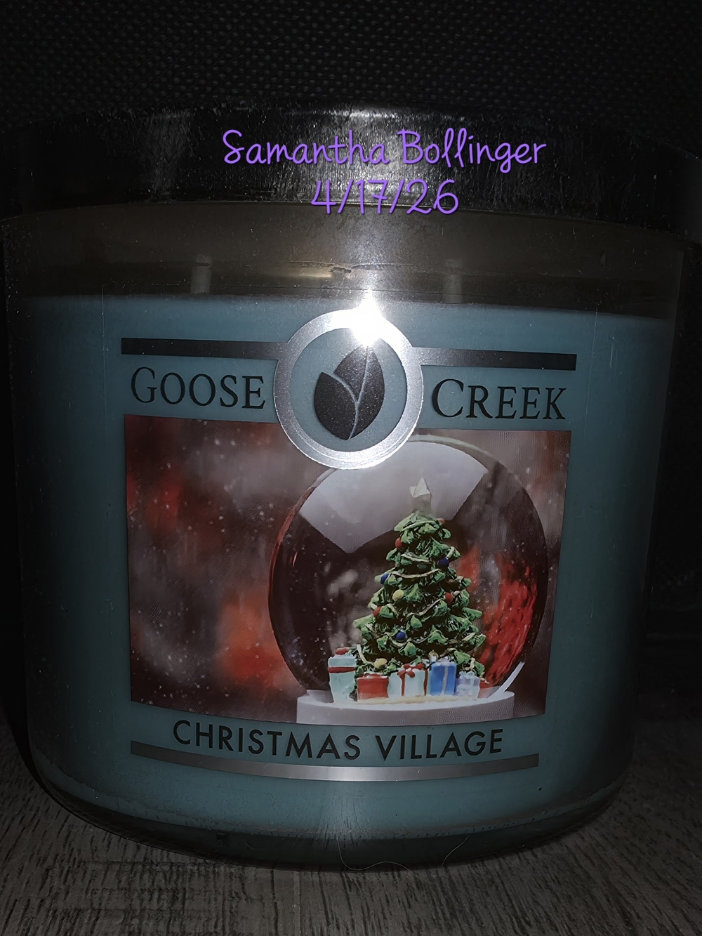 Goose Creek Christmas Village 3-Wick Candle